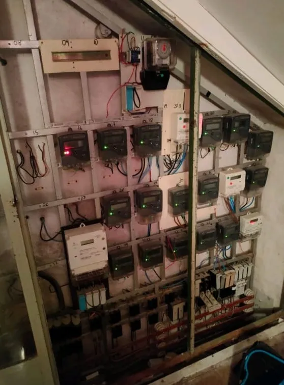 Centralización de contadores antigua, antes de renovarla